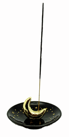 Ceramic Moon Incense Holder